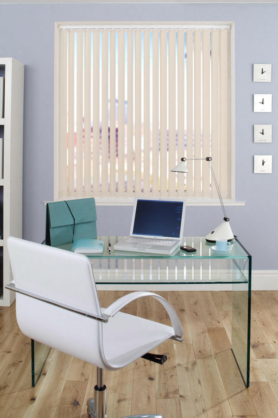 VERTICAL BLINDS.