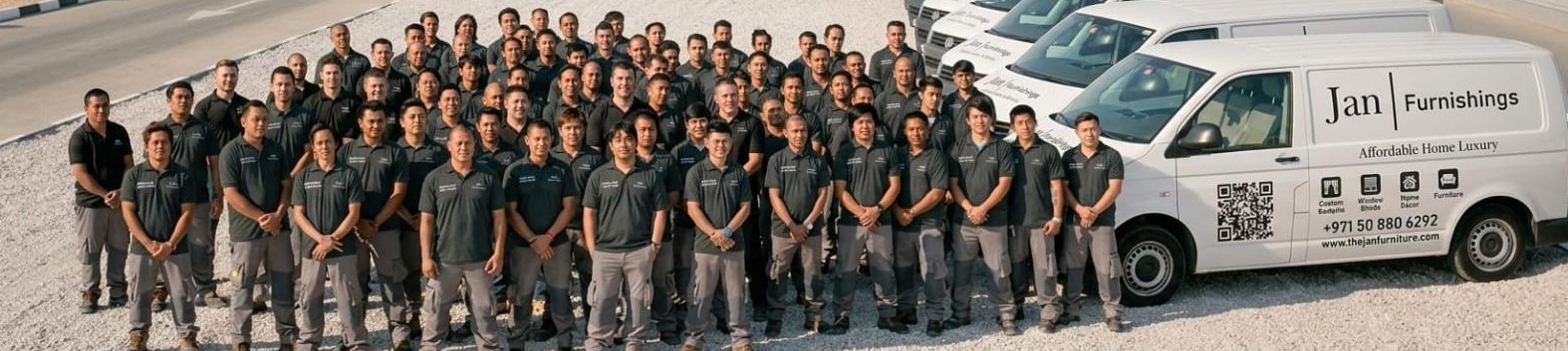 The Jan Furnishings team in Dubai