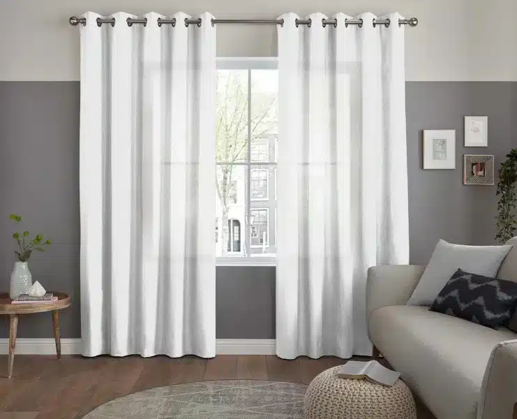 Sheer Eyelet Curtains Dubai