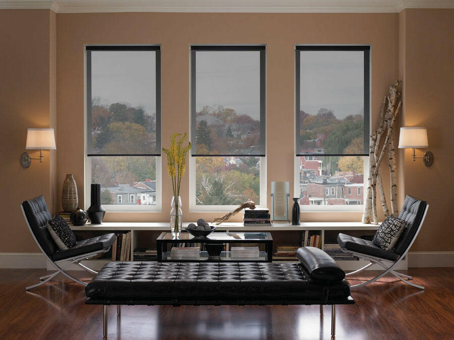 SUNSCREEN TRANSLUSCENT ROLLER BLINDS.