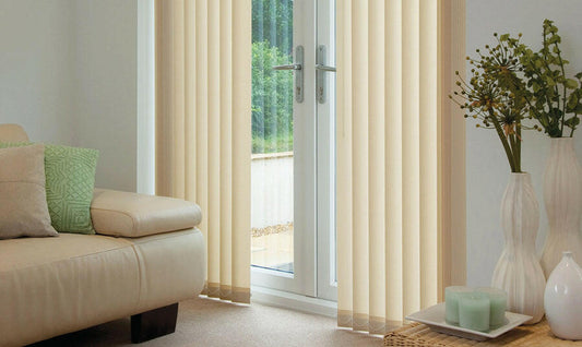 VERTICAL BLINDS.