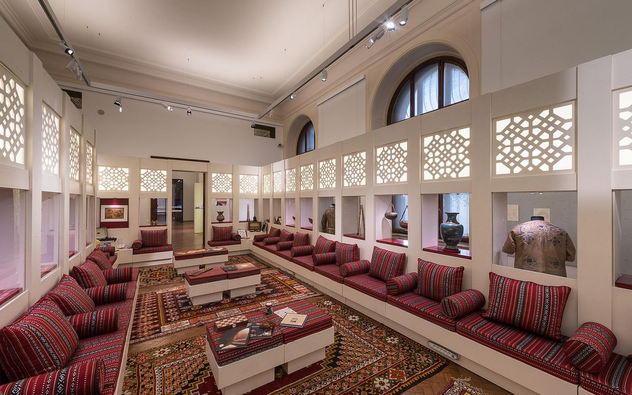 TRADITIONAL ARABIC MAJLIS.