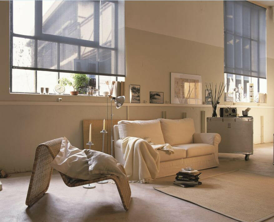 SUNSCREEN TRANSLUSCENT ROLLER BLINDS.